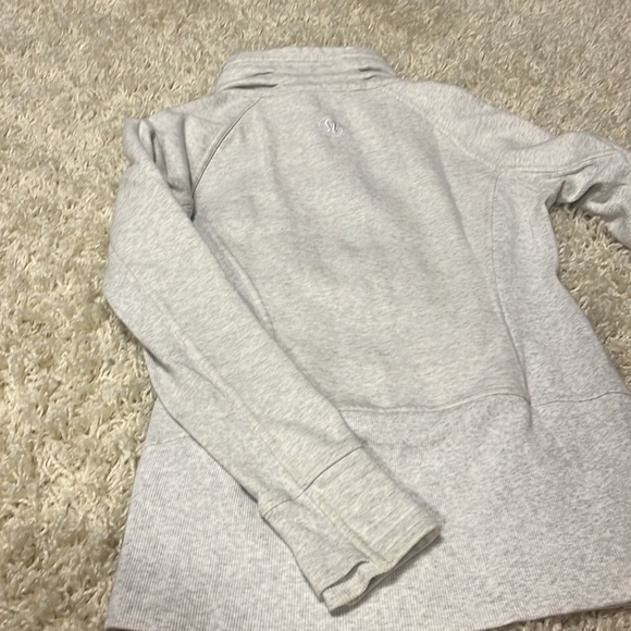 Lululemon scuba hoodie no hood, long, light grey - Picture 3 of 3